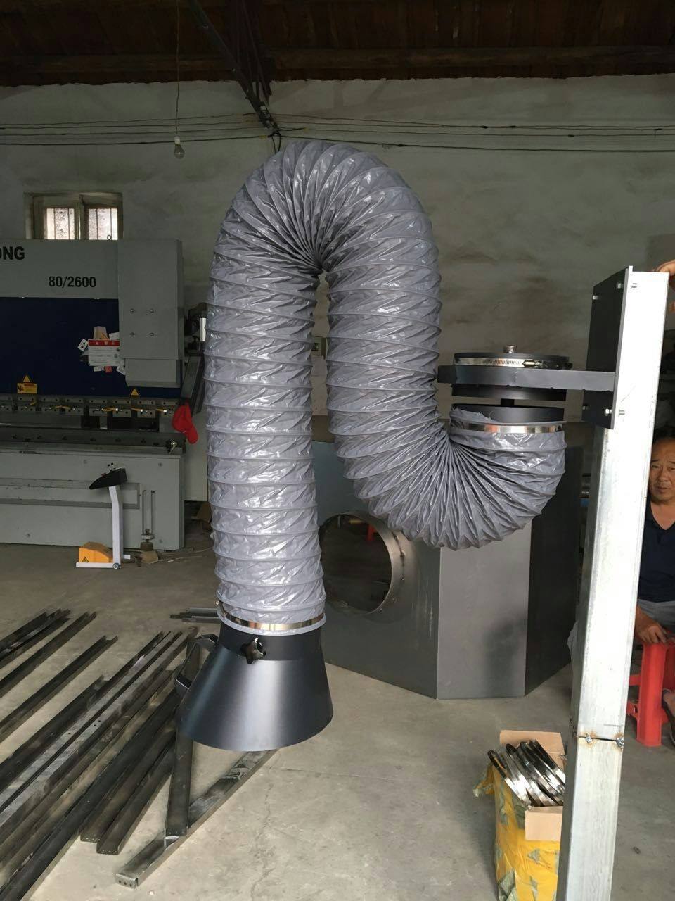 Suction arm universal flexible suction arm smoking duct flame retardant smoking pipe welding smoke suction arm universal tube