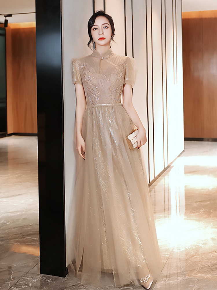  4XL+A models of golden elegance, long FIFTY  
