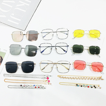 VOGANA Cannes home two stores Europe and America big brand square sunglasses D home sun glasses big square frame stellaire