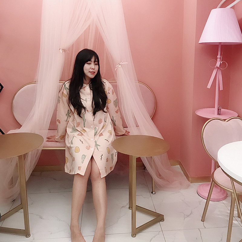 (full 68) VOGANA Cannes second store large size cotton girlfriend skirt pants set fat MM200 catties