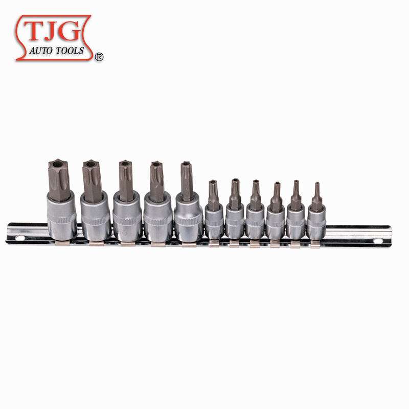 Taiwan TJG-S7361 Hollow Star Sleeve Set 11 Pieces Star Hollow Sleeve Tool Set