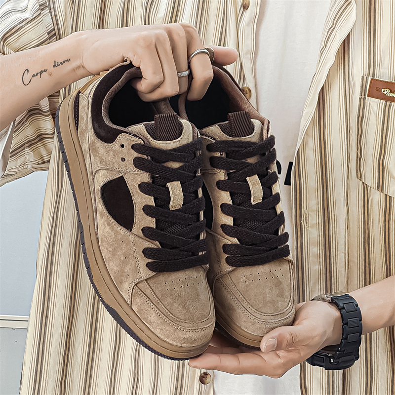 Men's Sneakers Mars Journey Niche Design Retro Trendy Shoes Spring 2026 New Korean Style Versatile Casual Shoes