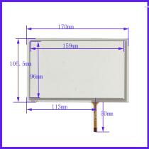 XWT997 170 * 105mm on-board work control universal touch handwriting external screen glass fourth-tier resistance quality good