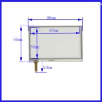 RXA-043003 Universal touch handwriting external screen glass four-wire resistance RXA043003