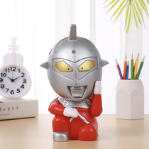 21cm high 16cm wide-Bear ear baby sitting by hand plaster doll Children on color deposit money pot natural latex mold