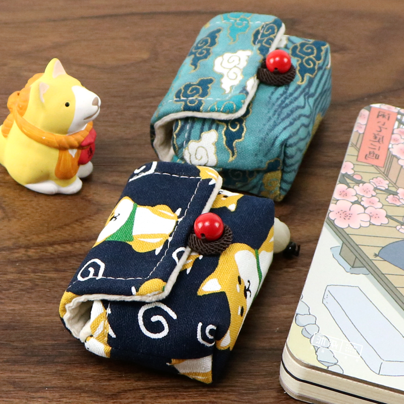 Shiba Inu suitable for SONY Sony wf 1000xm4 wireless Bluetooth headset charging box protective sleeve storage bag bag