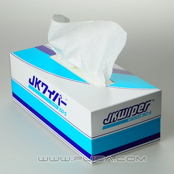 Imported ASONE lab rag 225 215mm 215mm 150 sheets JK powerful suction low dust wipe paper