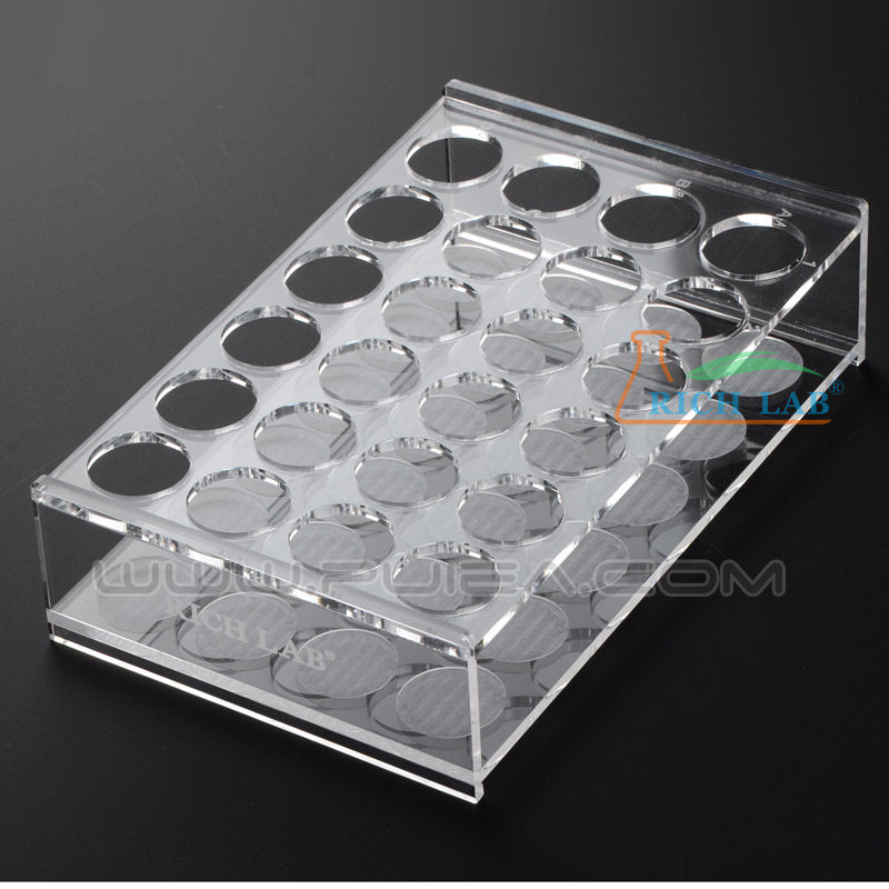 RICH LAB organic glass quantitative bottle frame for 50 100ml quantitative bottle tray thickness 5mm