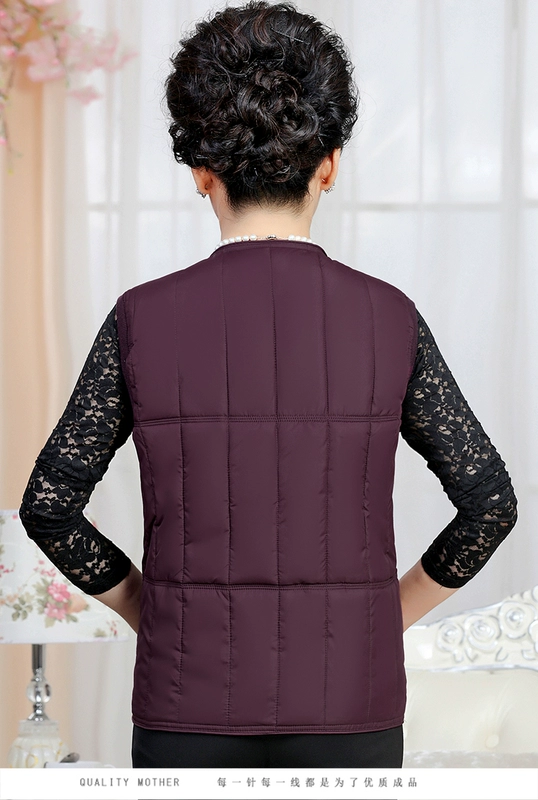 Bà mẹ béo trung niên chất lỏng cộng với chất béo cỡ lớn xuống áo lót cotton bó sát áo vest cotton bó sát vai áo sơ mi nữ trung niên