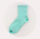 Vớ nữ sọc Hàn Quốc màu kẹo vớ nữ vớ cotton ống cotton thời trang đường phố vớ thủy triều hoang dã - Vớ hàng tuần tất off white