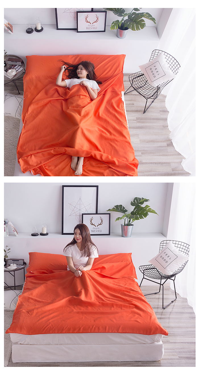 Du lịch bẩn túi ngủ siêu nhẹ xách tay đơn đôi quilt cover sheets sức khỏe khách sạn nguồn cung cấp lớn khách sạn