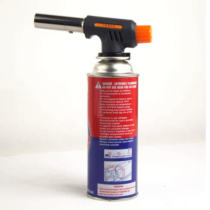 Barbecue fire point carbon artifact Portable outdoor ignition Kitchen baking burning meat skin blowtorch Welding torch Flamethrower