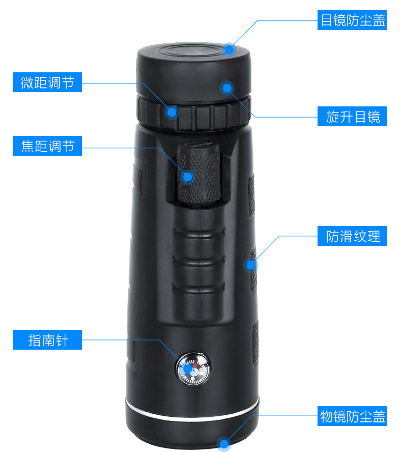 Vũ khí lớn tầm cỡ kính viễn vọng di động buổi hòa nhạc độ nét cao sẽ nhìn kính máy ảnh tầm nhìn đêm ánh sáng thấp - Kính viễn vọng / Kính / Kính ngoài trời ống nhòm x300