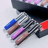 Новая персональная большая складная машинка для стрижки ногтей Maxima 5001-8, плоская машинка для стрижки ногтей в упаковке из нержавеющей стали