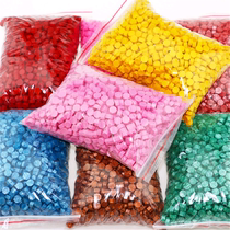 23 color retro fire lacquer wax grain Nordic color mixed color split bagged 500 gr wax seal pearly colored wax grain granules