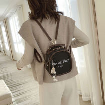 ins overfire packet mini double shoulder bag woman new Korean version boomer fashion 100 lap backpack brief satchel bag