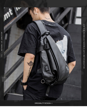 Travel Cortex Chest Bag Male Tide Card Fashion Trends Single Shoulder Bag Minimalist Casual Small Backpack Sport Postman Diagonal Satchel Bag