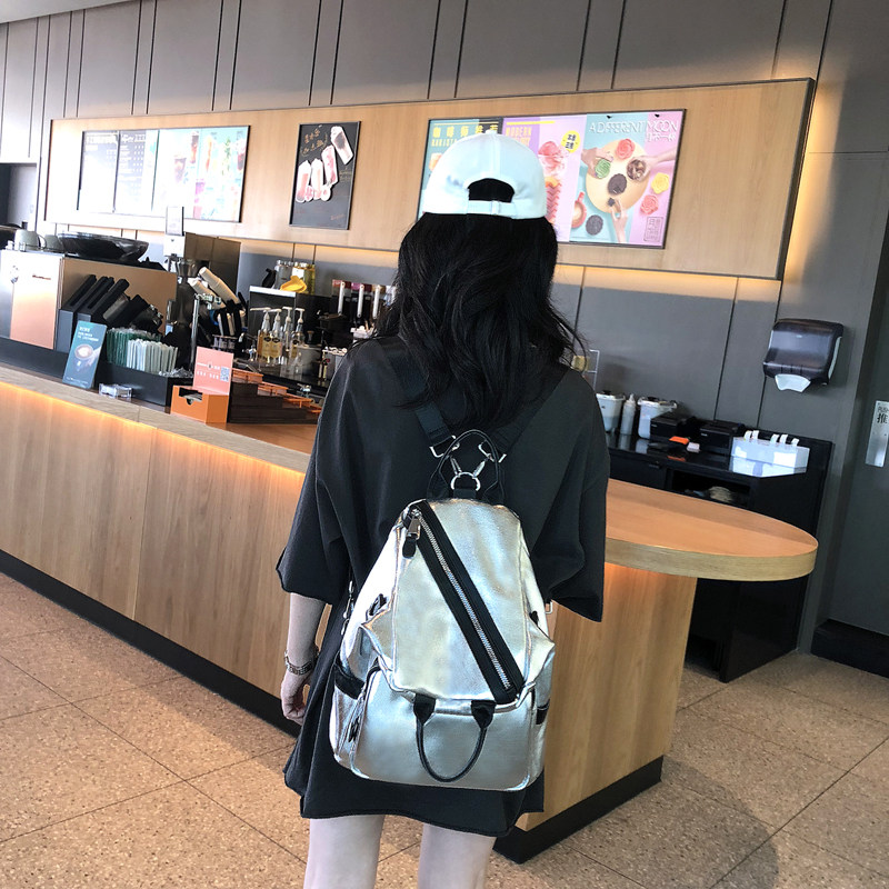 Japan Department genuine leather handbag multipurpose Korean version double shoulder bag girl bag travel personality Shoulder Bag Single Shoulder Diagonal Satchel Wave