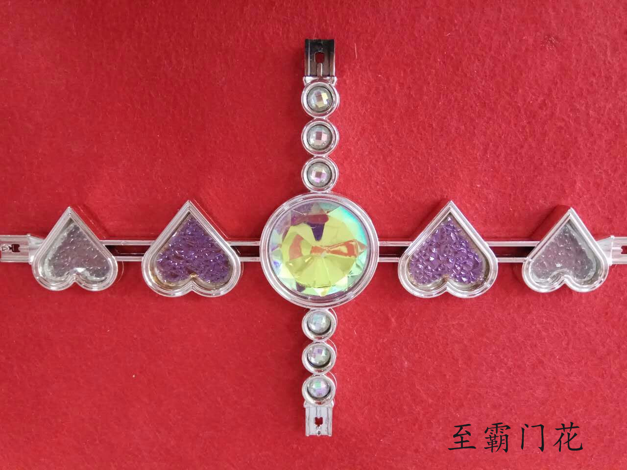 Deluxe door-flower watch series door flower hollow glass decoration flower door and window accessories hollow door floral push flower