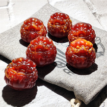 Ambergris mobile perfume practice handball fitness ball lion handball health care play elderly solid massage ball holding ornaments