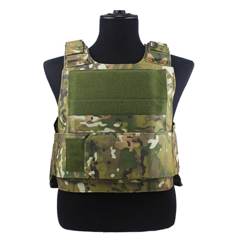 Outdoor multi-functional breathable vest camouflage lightweight body armor real-life plate anti-stab suit CS game tactical vest