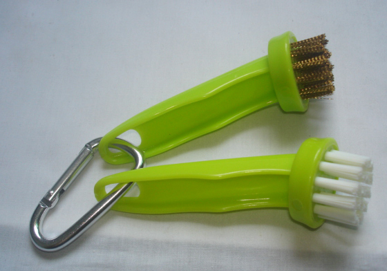 Dual-purpose golf brush golf with brushed golf cleaning brush golf brush