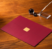 A4 honorary certificate cover European high-grade bronzing envelope closing award-winning equity certificate universal shell