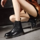 Giày nam cao cổ Martin boots nam phong cách Anh giày dụng cụ phiên bản Hàn Quốc của mùa hè hoang dã giày thủy triều thoáng khí giày mùa thu - Giay cao