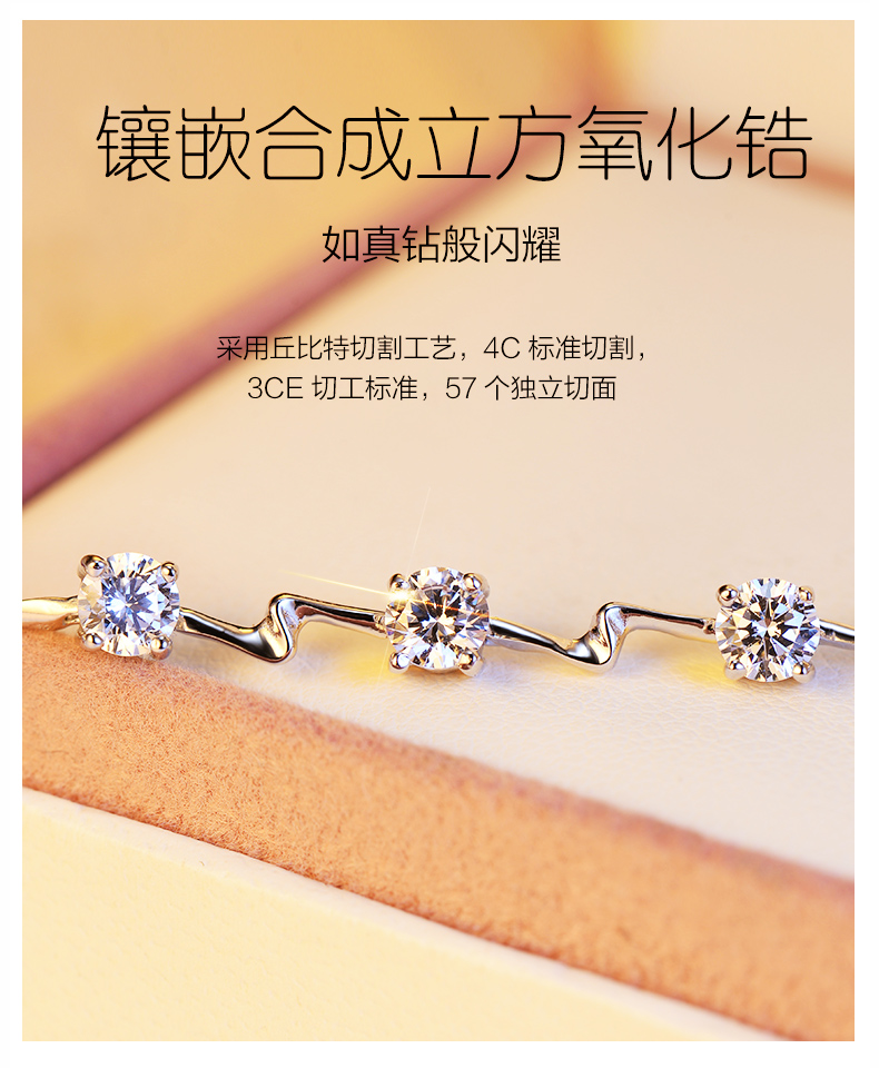 S925 sterling bạc vòng đeo tay nữ bốn lá clover Hàn Quốc phiên bản của sinh viên đơn giản Sen Sở bạn gái đồ trang sức món quà sinh nhật cho bạn gái