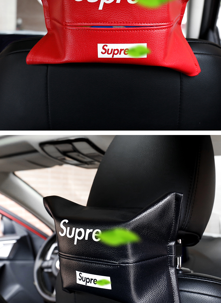 Tide thương hiệu xe cung cấp cá tính sáng tạo xe mô hộp hộp treo xe visor ghế trở lại hộp tay - Ô tô nội thất Accesseries đồng hồ trang trí xe hơi