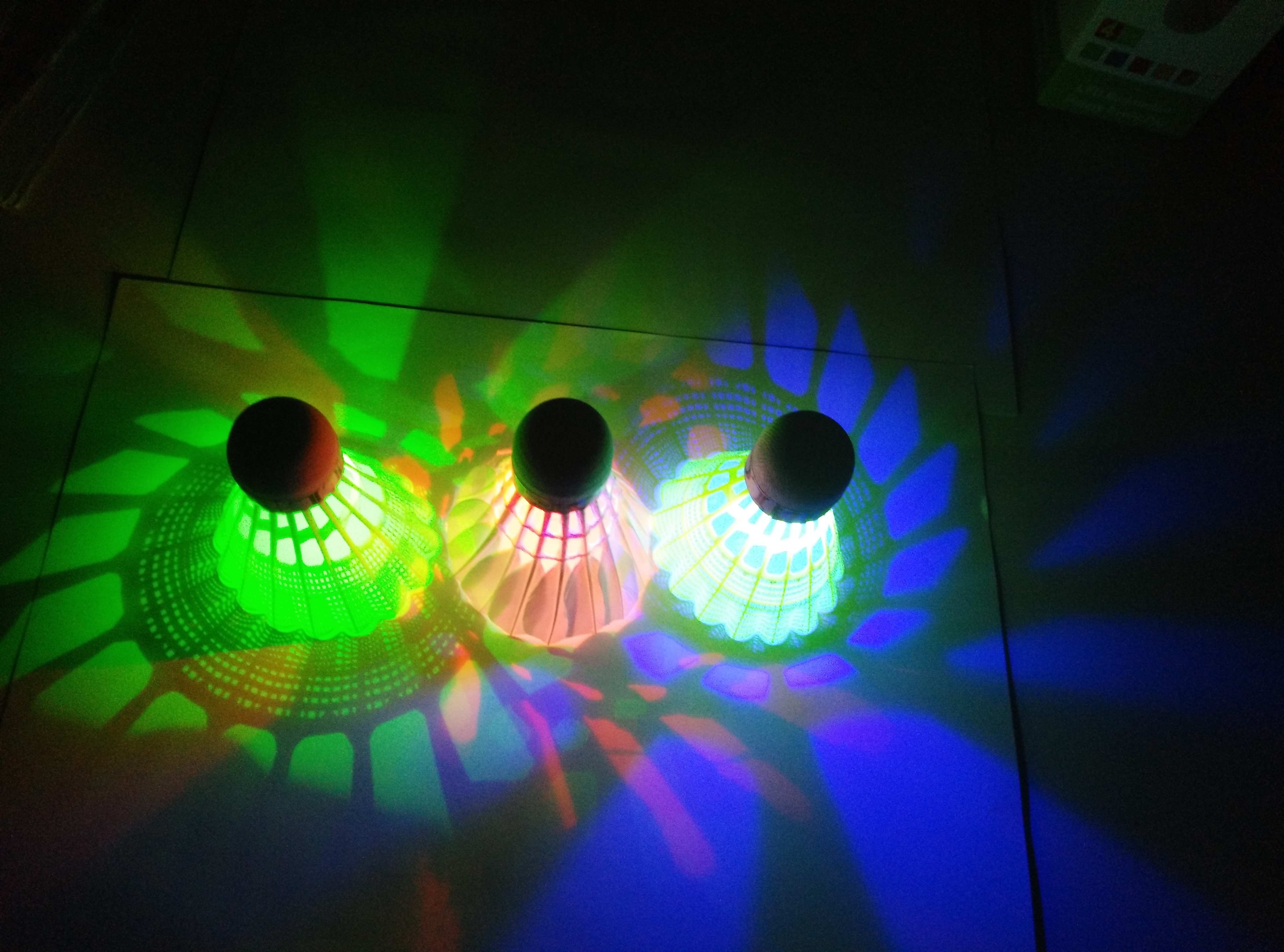[8 Pack] Đèn LED cầu lông phát sáng dạ quang ngoài trời trang phục đánh cầu lông nữ