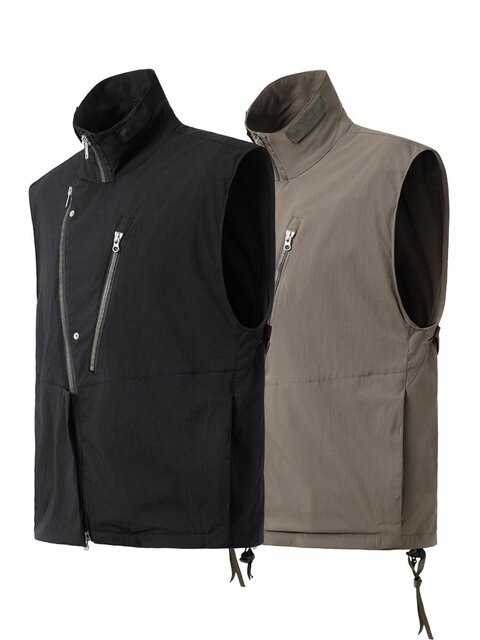 Njwn V68-M Outdoor Functional Tactical Waterproof Motorcycle Sleeveless Vest Jacket for Men, Not Acronym