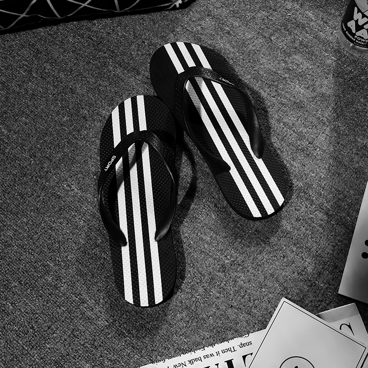 Mùa hè mới flip flops người đàn ông giản dị của bãi biển giày không trượt cá tính dép phẳng và dép thời trang giày