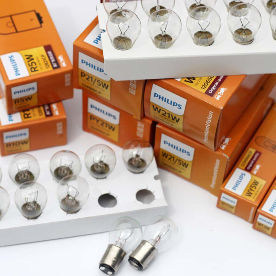 Philips Brake Bulb) Rear Bulb) Rear Fog Bulb) Double Silk Low Foot 12V P21 5W 12499
