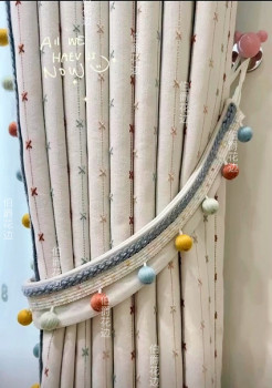 Children's curtains lace pom-poms decorative accessories accessories embellished trinkets home fabric tassel beads straps Children's curtains lace pom-poms decorative accessories accessories embellished trinkets home fabric tassel beads straps