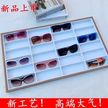 Glasses Shop Counter Solid Wood Glasses Shelf Glasses Display Case Glasses Props No Cover Trays Sunglasses Containing Boxes