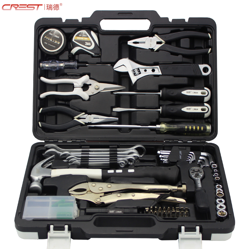 Ruide tools family Car repair hardware tools combination set Home auto repair truck hydroelectric tool box