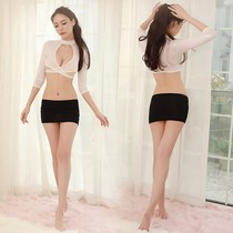 Super Rabbit Girl Dating Clothes Overdraft Teacher Sexy Short Skirt Jk Unopened Fork Student Ice Silk Moon House Lining