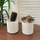 Internet Celebrity rotating makeup brush storage bucket dust-proof powder brush organizer storage box desktop eyebrow pencil holder eyeshadow brush bucket