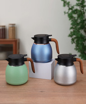 316 stainless steel ceramic liner insulation kettle ice flower paint office tea making hot water insulation stewing tea kettle old white tea