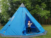 2020 new Amazon factory direct sales foreign trade indian eight-person spire yurt camping outdoor tent