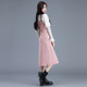 Tank top suspender dress 2024 new pink skirt women's suspender skirt women's spring and summer denim skirt long skirt