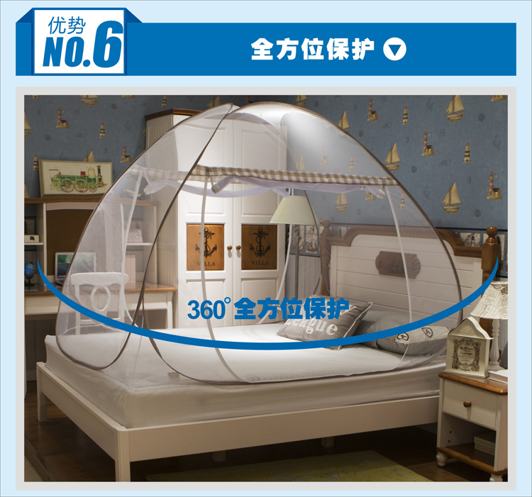 Ba cánh cửa hai cửa muỗi net yurt ký túc xá sinh viên 1.0 1.2 m 1.5 đôi 1.8m giường miễn phí lắp đặt màn chống muỗi