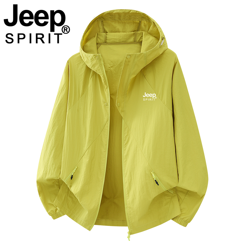 Jeep Sun Protection Clothing 2026 New Summer Anti-Uv Outdoor Ice Silk Breathable Lightweight Sun Protection Clothing Men's Jacket