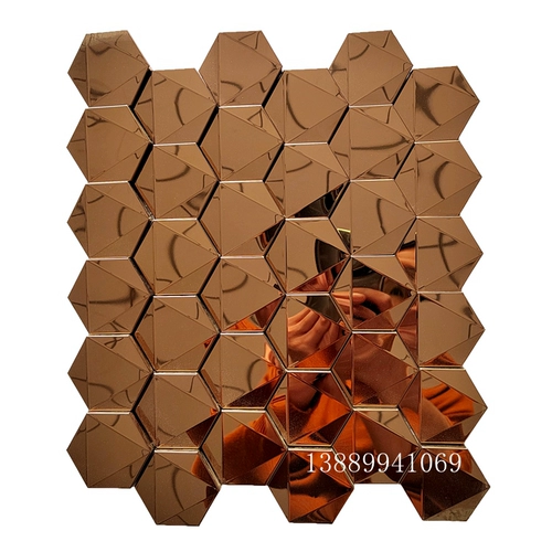 Металлическая мозаика из нержавеющей стали, головоломка, 3D, делается под заказ