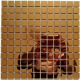 Золотая металлическая серебряная мозаика из нержавеющей стали, зеркальный эффект