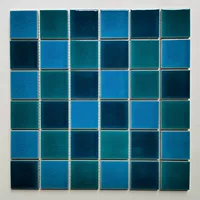 Синий+зеленый 48 гранул тонкие ледяные трещины