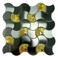 Черные черные кисти+золотое зеркало