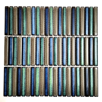 Синие зеленые частицы 12*92*7 мм