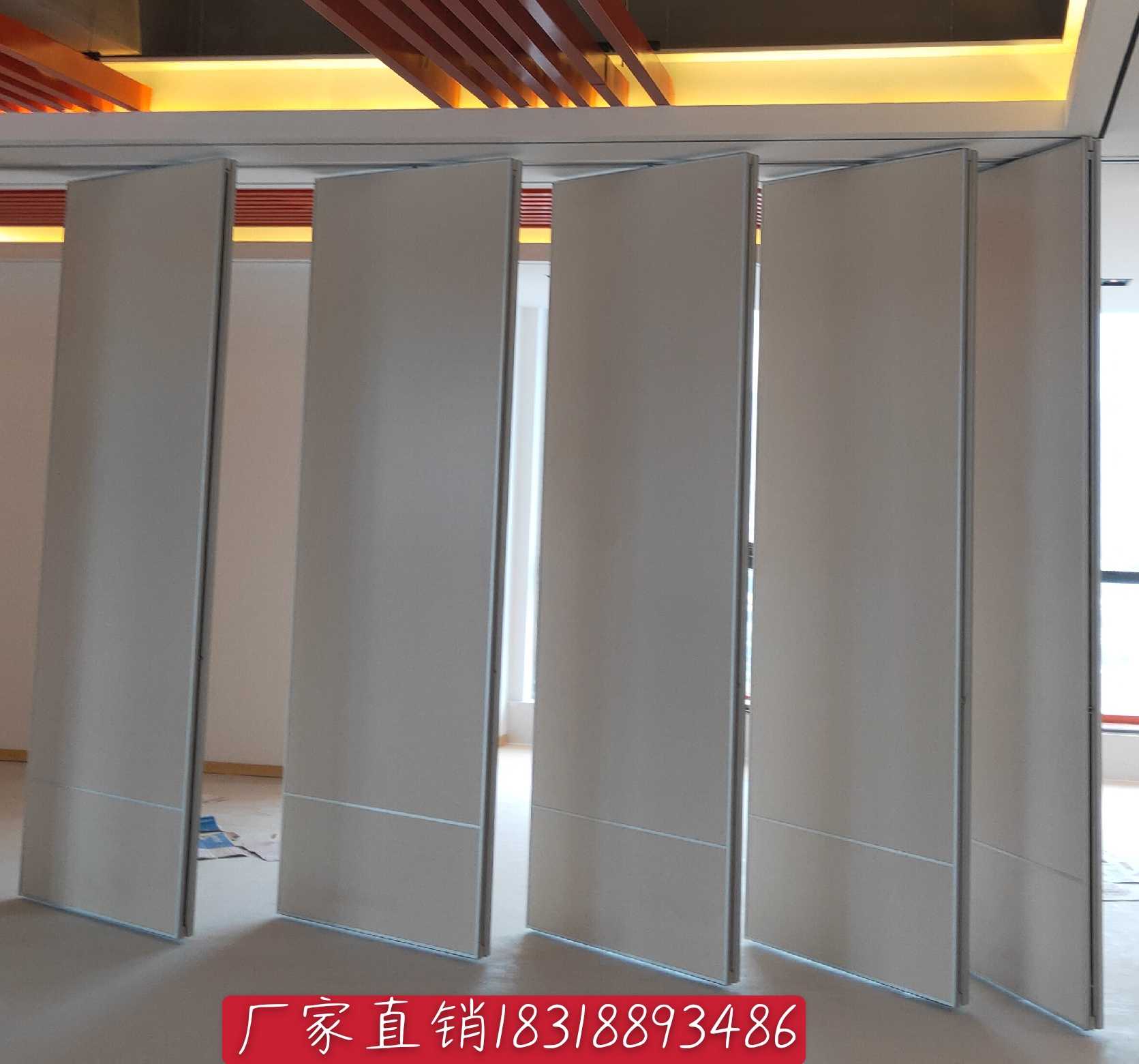 Office activities partition partition walls National moveable rotary sliding door pulley folding folding screen partition wall plate furniture factory